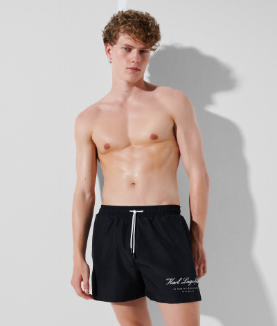 PLAVKY KARL LAGERFELD HOTEL KARL SHORT BOARDSHORTS - Fotografie č. 1