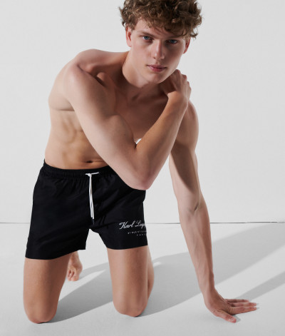PLAVKY KARL LAGERFELD HOTEL KARL SHORT BOARDSHORTS - Fotografie č. 4