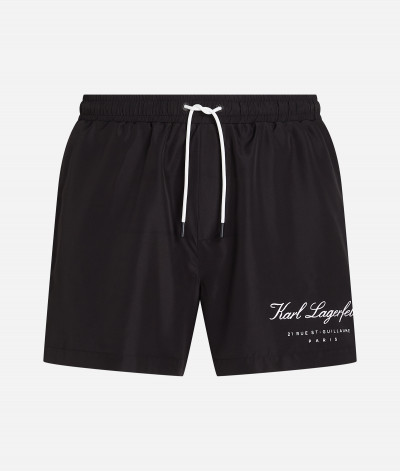 PLAVKY KARL LAGERFELD HOTEL KARL SHORT BOARDSHORTS - Fotografie č. 5