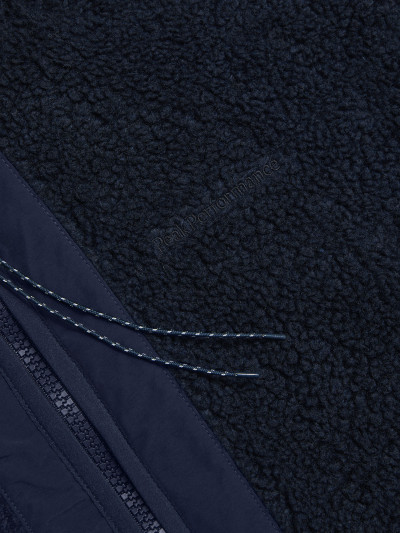MIKINA PEAK PERFORMANCE W HEAVY PILE RELAXED LONG - Fotografia č. 4