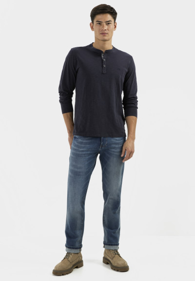 TRIČKO CAMEL ACTIVE NOS HENLEY 1/1 ARM - Fotografie č. 3