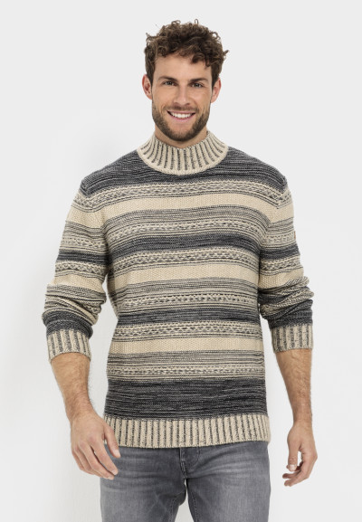 SVETER CAMEL ACTIVE KNITTED ROLLNECK - Fotografia č. 1