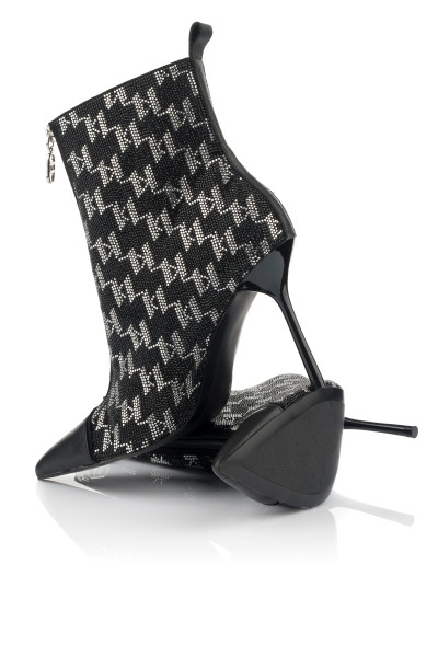 BOKACIPŐ KARL LAGERFELD ANKLE BOOT MONOGRAM - Kép 4