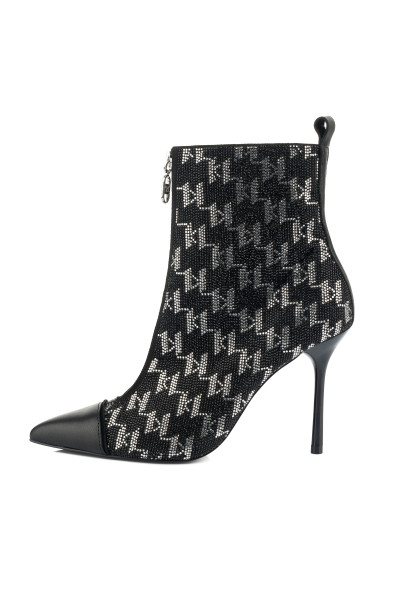 BOKACIPŐ KARL LAGERFELD ANKLE BOOT MONOGRAM - Kép 5