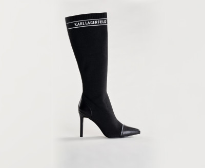 ČIŽMY KARL LAGERFELD HI LEG KNIT BOOT - Fotografia č. 1