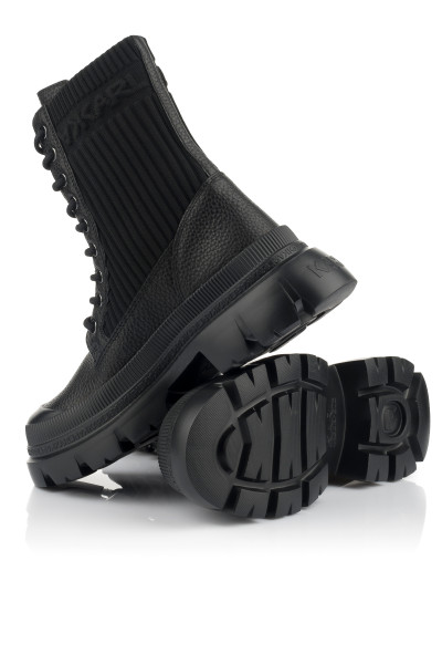 ČLENKOVÁ OBUV KARL LAGERFELD KC HI LACE MIX BOOT - Fotografia č. 4