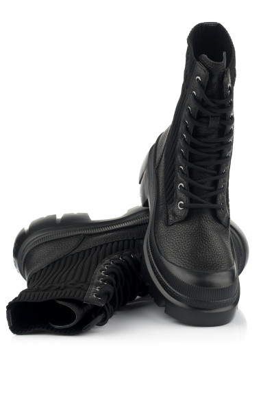 ČLENKOVÁ OBUV KARL LAGERFELD KC HI LACE MIX BOOT - Fotografia č. 2