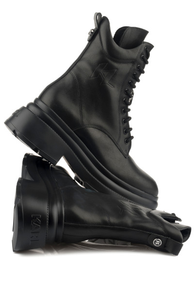 ČLENKOVÁ OBUV KARL LAGERFELD MONO MIDI LACE BOOT - Fotografia č. 3