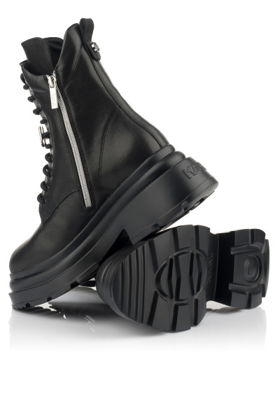 ČLENKOVÁ OBUV KARL LAGERFELD MONO MIDI LACE BOOT - Fotografia č. 4