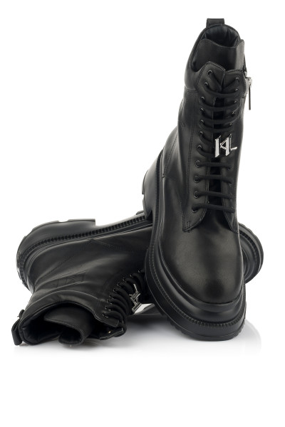 ČLENKOVÁ OBUV KARL LAGERFELD MONO MIDI LACE BOOT - Fotografia č. 2