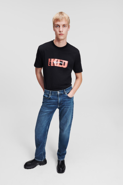 DŽÍNSY KARL LAGERFELD JEANS KLJ STRAIGHT DENIM - Fotografia č. 4