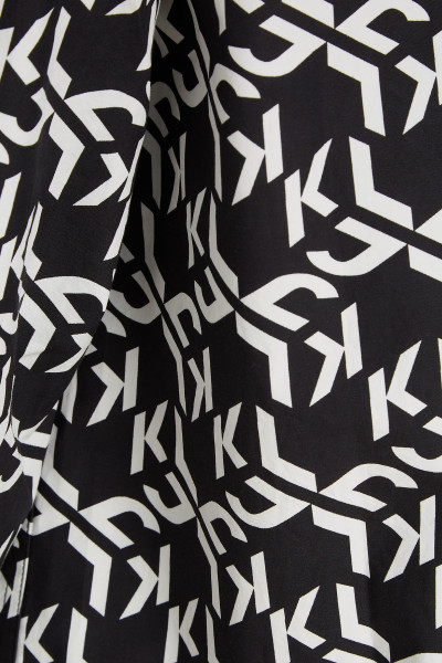 KOŠEĽA KARL LAGERFELD JEANS KLJ MONOGRAM AOP SHIRT - Fotografia č. 7