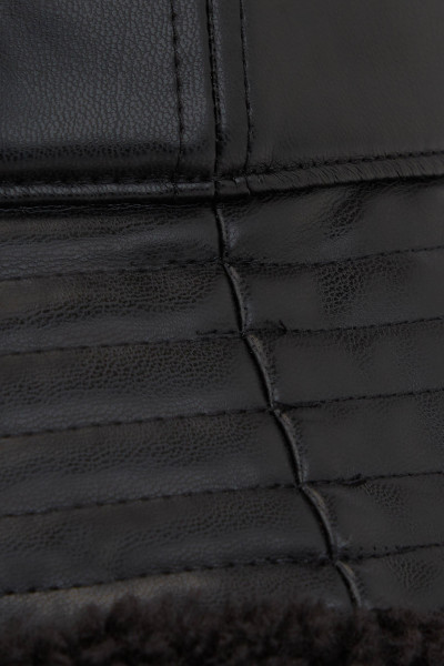 KLOBÚK KARL LAGERFELD JEANS SHEARLING BUCKET HAT - Fotografia č. 4