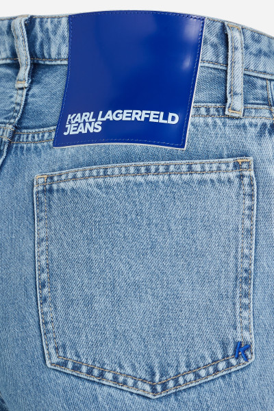 DŽÍNSY KARL LAGERFELD JEANS KLJ HR TAPERED WAISTBAND DENIM - Fotografia č. 7
