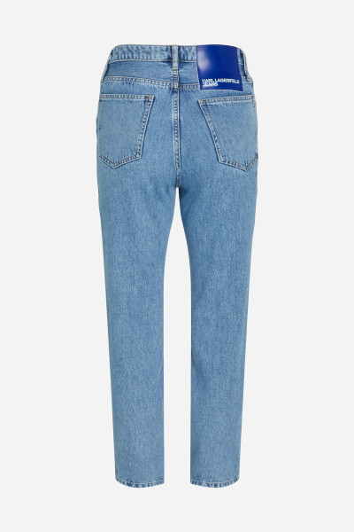 DŽÍNSY KARL LAGERFELD JEANS KLJ HR TAPERED WAISTBAND DENIM - Fotografia č. 9