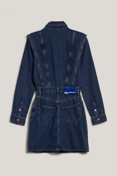 ŠATY KARL LAGERFELD JEANS KLJ UTILITY DENIM DRESS - Fotografia č. 2