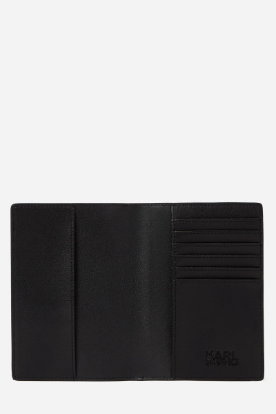 PÉNZTÁRCA KARL LAGERFELD K/IKONIK 2.0 LEATHER PASS CASE - Kép 3