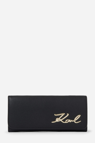 PENĚŽENKA KARL LAGERFELD K/SIGNATURE CONT FLAP WALLET - Fotografie č. 1