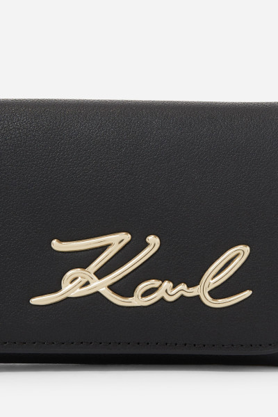 PENĚŽENKA KARL LAGERFELD K/SIGNATURE CONT FLAP WALLET - Fotografie č. 4