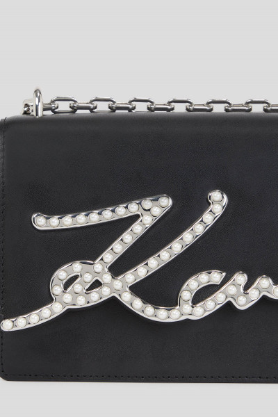 KABELKA KARL LAGERFELD K/SIGNATURE SP SM SHB PEARLS - Fotografie č. 5