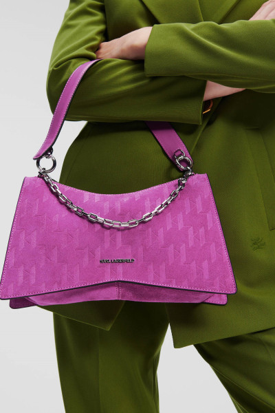 KABELKA KARL LAGERFELD K/SEVEN ELEMENT SP SHB SUEDE - Fotografia č. 2