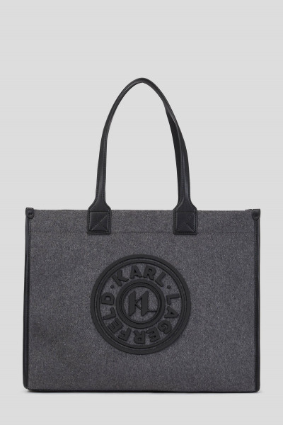 KABELKA KARL LAGERFELD K/SKUARE LG TOTE FELT - Fotografia č. 1