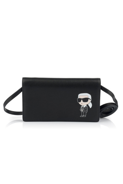 PENĚŽENKA KARL LAGERFELD K/IKONIK 2.0 LEATHER FLAP WOC - Fotografie č. 1