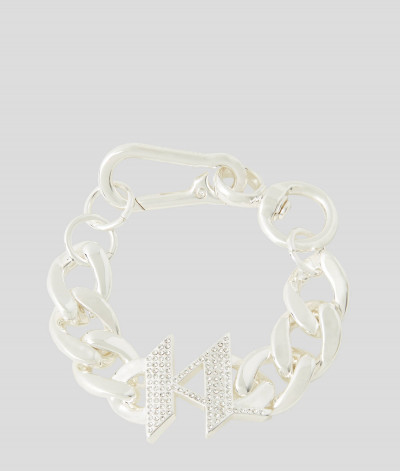 NÁRAMEK KARL LAGERFELD K/MONOGRAM CHAIN PAVE BRACELET - Fotografie č. 1
