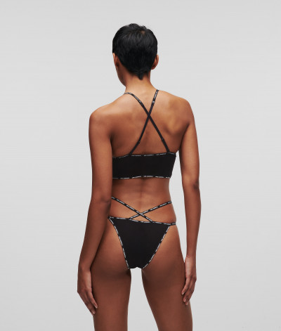 SPODNÁ BIELIZEŇ KARL LAGERFELD MINI LOGO LONGLINE BRALETTE - Fotografia č. 3