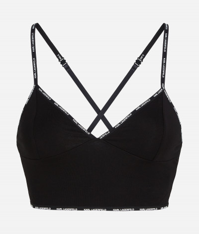 SPODNÁ BIELIZEŇ KARL LAGERFELD MINI LOGO LONGLINE BRALETTE - Fotografia č. 1