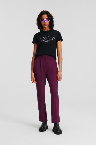 KALHOTY KARL LAGERFELD TAILORED EVENING PANTS - Fotografie č. 1
