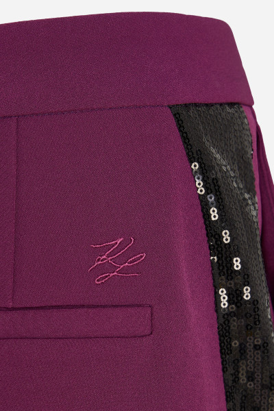 KALHOTY KARL LAGERFELD TAILORED EVENING PANTS - Fotografie č. 7