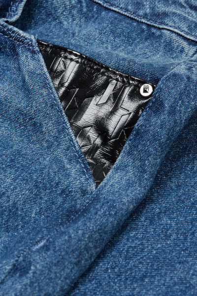 DŽÍNY KARL LAGERFELD LOGO GF DENIM - Fotografie č. 2