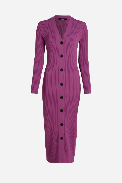 ŠATY KARL LAGERFELD LS KNIT DRESS - Fotografia č. 5
