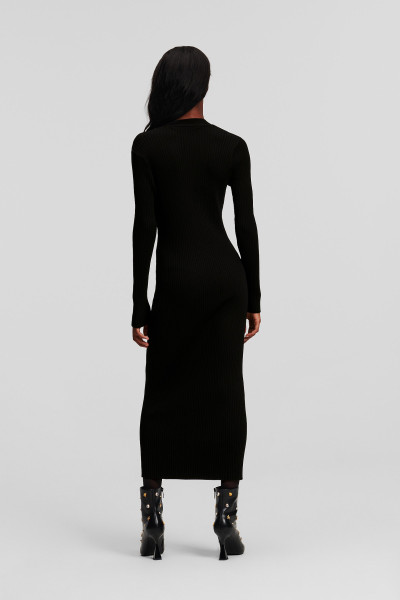 ŠATY KARL LAGERFELD LS KNIT DRESS - Fotografia č. 2