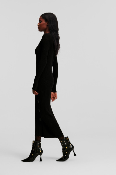 ŠATY KARL LAGERFELD LS KNIT DRESS - Fotografia č. 3