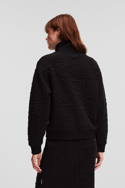 MELEGÍTŐ FELSŐ KARL LAGERFELD ATHLEISURE QUILTED ZIP UP - Kép 4