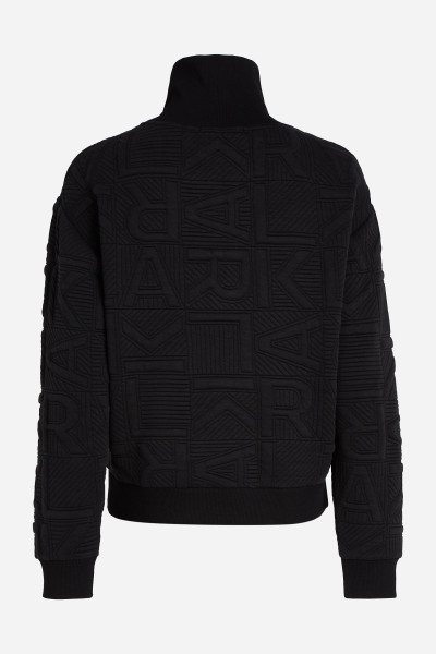 MELEGÍTŐ FELSŐ KARL LAGERFELD ATHLEISURE QUILTED ZIP UP - Kép 6
