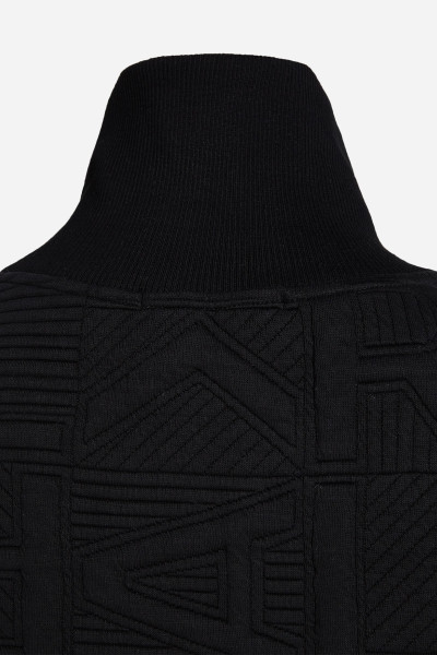 MELEGÍTŐ FELSŐ KARL LAGERFELD ATHLEISURE QUILTED ZIP UP - Kép 8