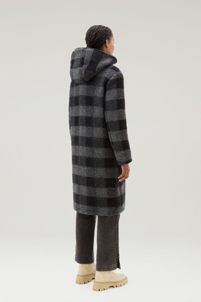 KABÁT WOOLRICH HOODED LONG GENTRY COAT - Fotografia č. 2