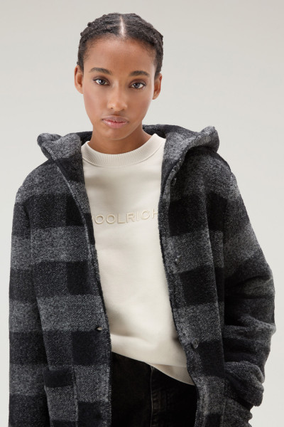 KABÁT WOOLRICH HOODED LONG GENTRY COAT - Fotografia č. 4