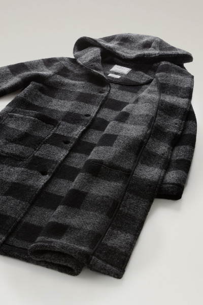 KABÁT WOOLRICH HOODED LONG GENTRY COAT - Fotografia č. 6