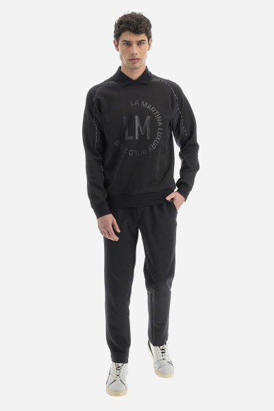 MIKINA LA MARTINA MAN CREW NECK SWEATSHIRT FLEEC - Fotografia č. 2