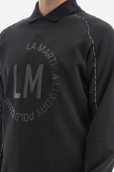 MIKINA LA MARTINA MAN CREW NECK SWEATSHIRT FLEEC - Fotografia č. 4