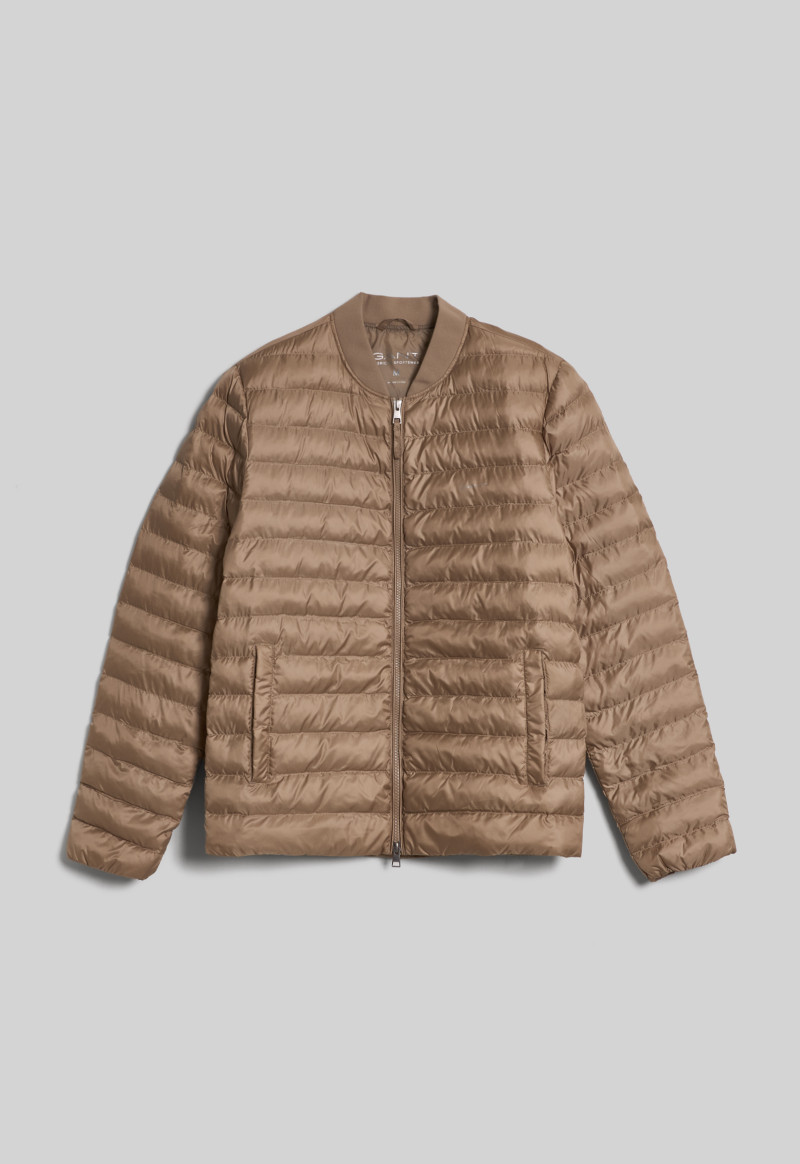 BUNDA GANT LIGHT PADDED BOMBER JACKET COLD BEIGE