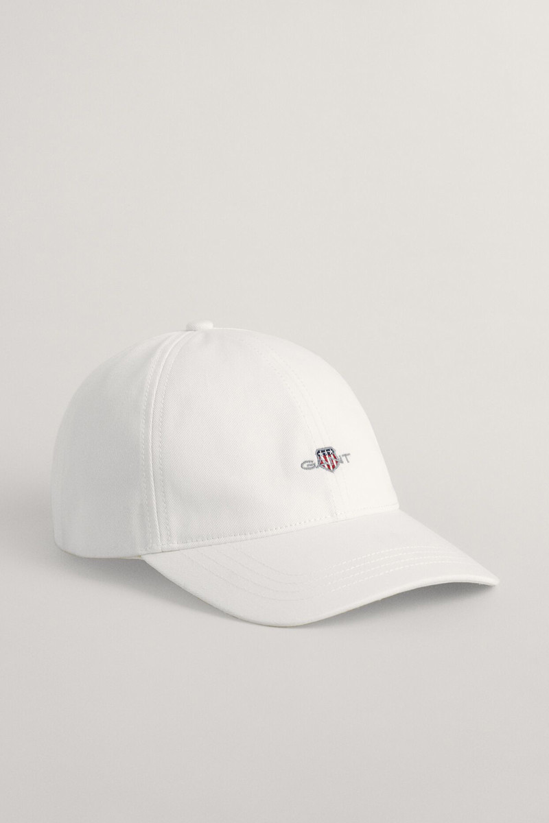 SAPKA GANT UNISEX. SHIELD CAP WHITE
