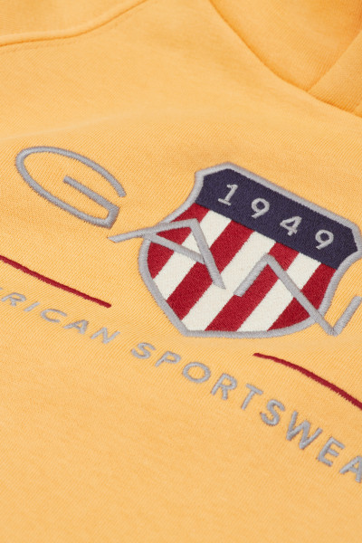 MELEGÍTŐ FELSŐ GANT ARCHIVE SHIELD RAGLAN HOODIE - Kép 4