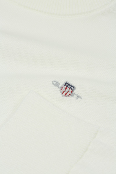 PULÓVER GANT SHIELD CLASSIC COTTON C-NECK - Kép 3