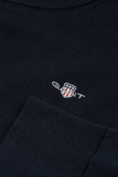 PULÓVER GANT SHIELD CLASSIC COTTON C-NECK - Kép 3