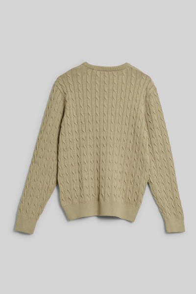 PULÓVER GANT SHIELD COTTON CABLE C-NECK - Kép 2